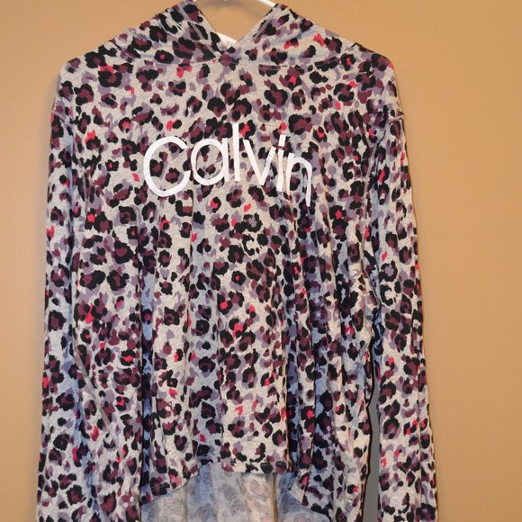Calvin Klein Tops - Calvin Klein Jaguar-Print Logo Hoodie